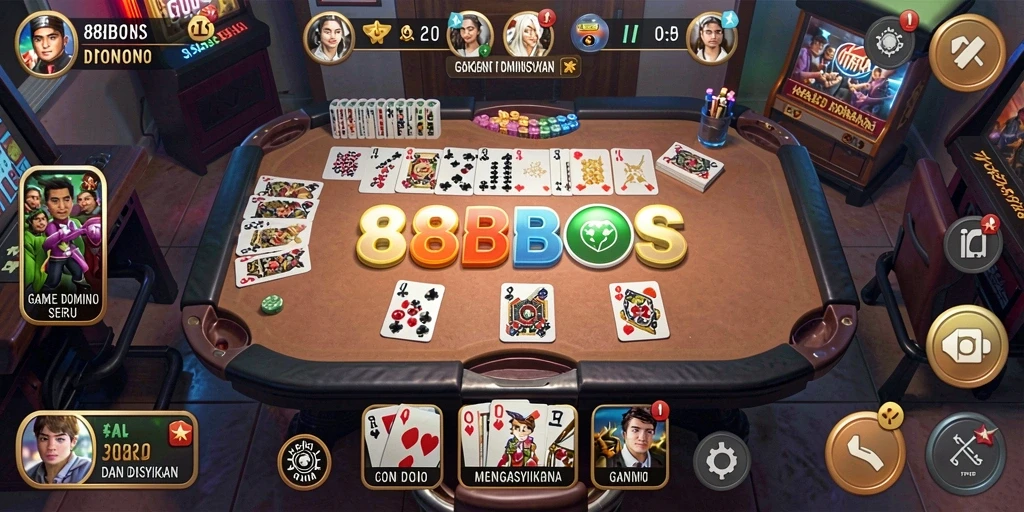 Gameplay Domino yang menarik dan menantang di 88BOS.