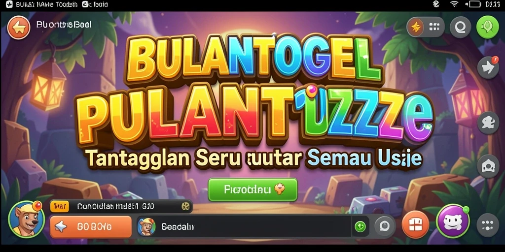 Tampilan gameplay puzzle yang seru dan menantang di BULANTOGEL.