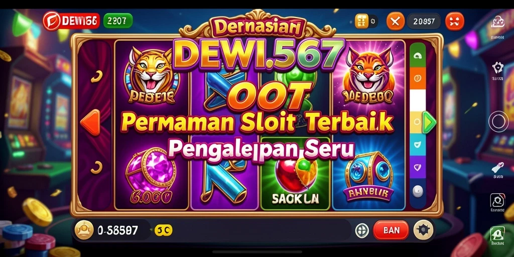 Tampilan gameplay seru DEWI567 dengan banyak tema Slot.