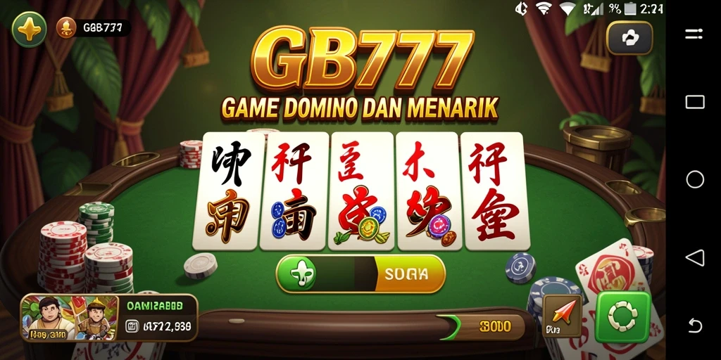 Screenshot gameplay GB777 yang menampilkan keseruan bermain Domino.