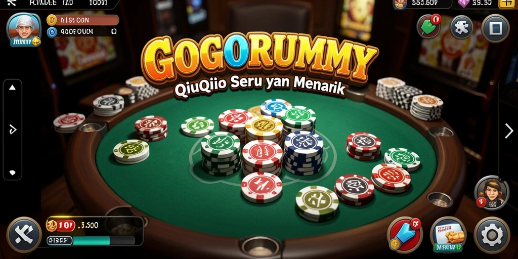 Tampilan gameplay QiuQiu yang seru di GOGORUMMY.