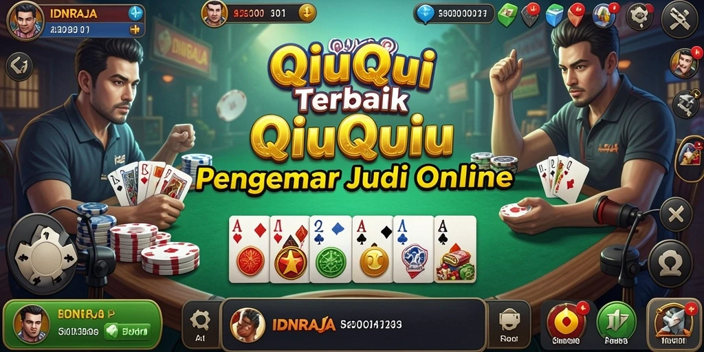 Screenshot gameplay QiuQiu IDNRAJA yang menarik dan seru.