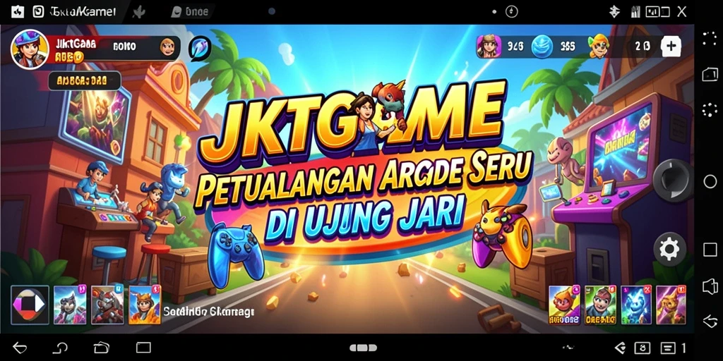 Gameplay seru JKTGAME yang penuh tantangan dan keseruan.