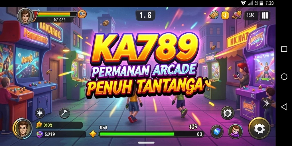 Screenshot KA789 menampilkan aksi gameplay Arcade yang memukau.