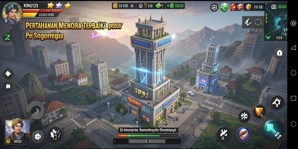 Gameplay menarik dari KING123 dalam genre Tower Defense.