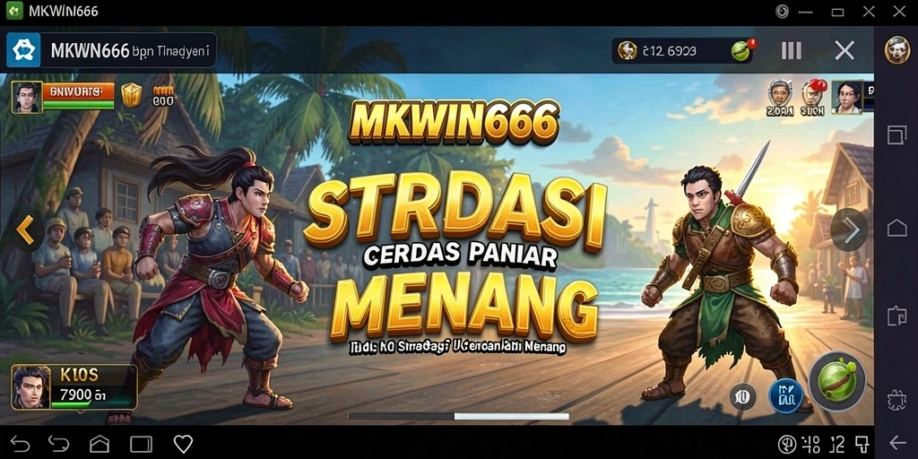 Tangkapan layar gameplay menunjukkan pertempuran strategis di <strong>MKWIN666</strong>.