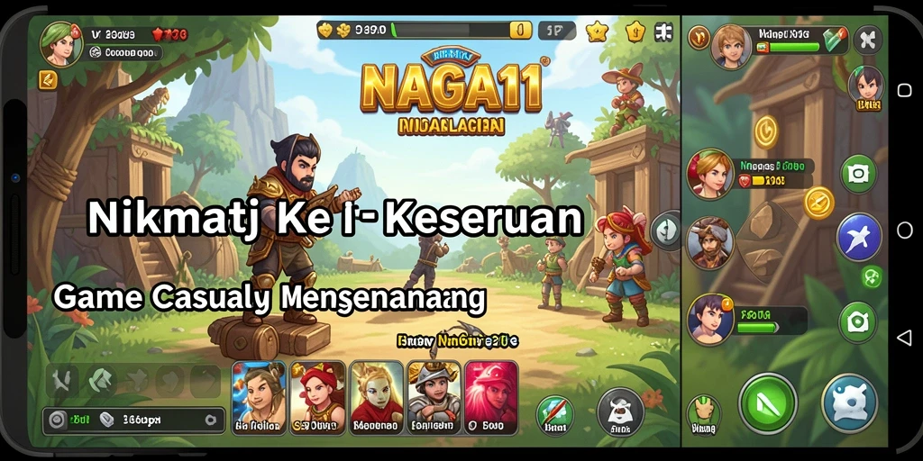 Tampilan menarik gameplay Casual NAGA11 yang mengasyikkan.