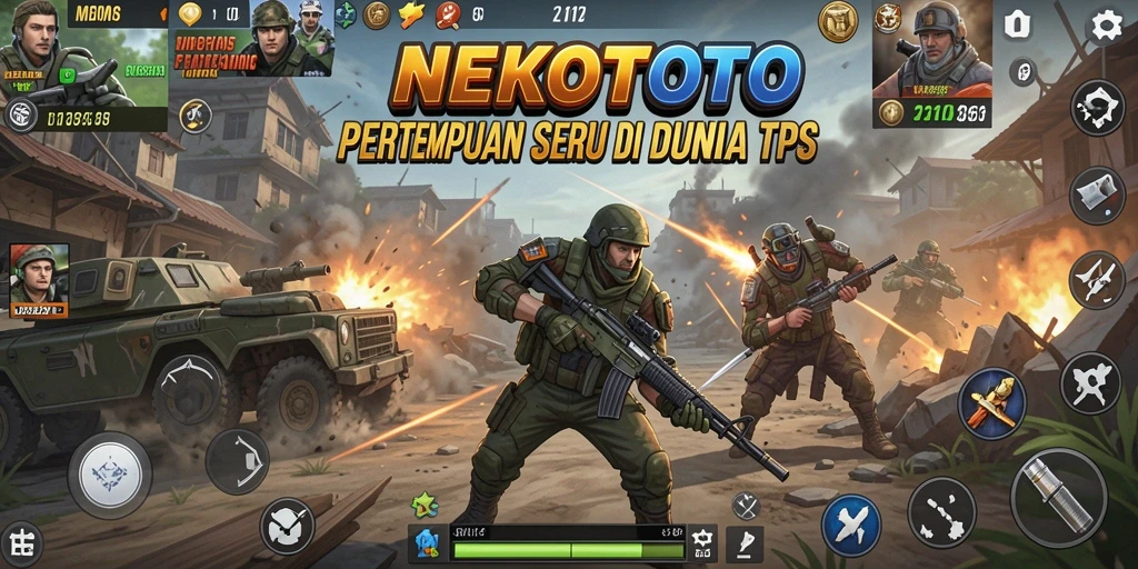 Menampilkan aksi pertempuran seru di arena NEKOTOTO.