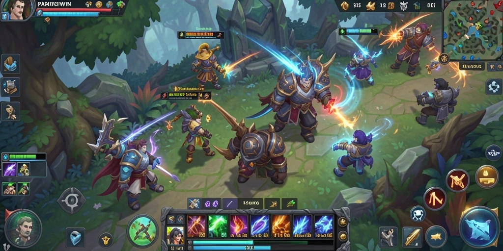 Screenshot menampilkan aksi seru dalam gameplay PASTIWIN.