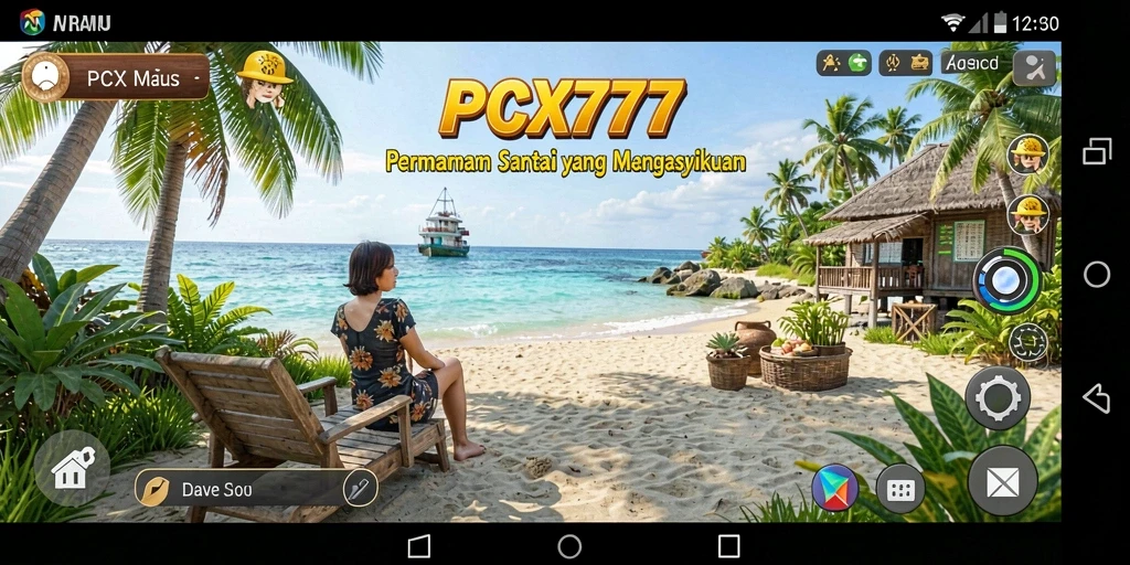 Tampilan gameplay PCX777 yang menarik dan penuh warna.