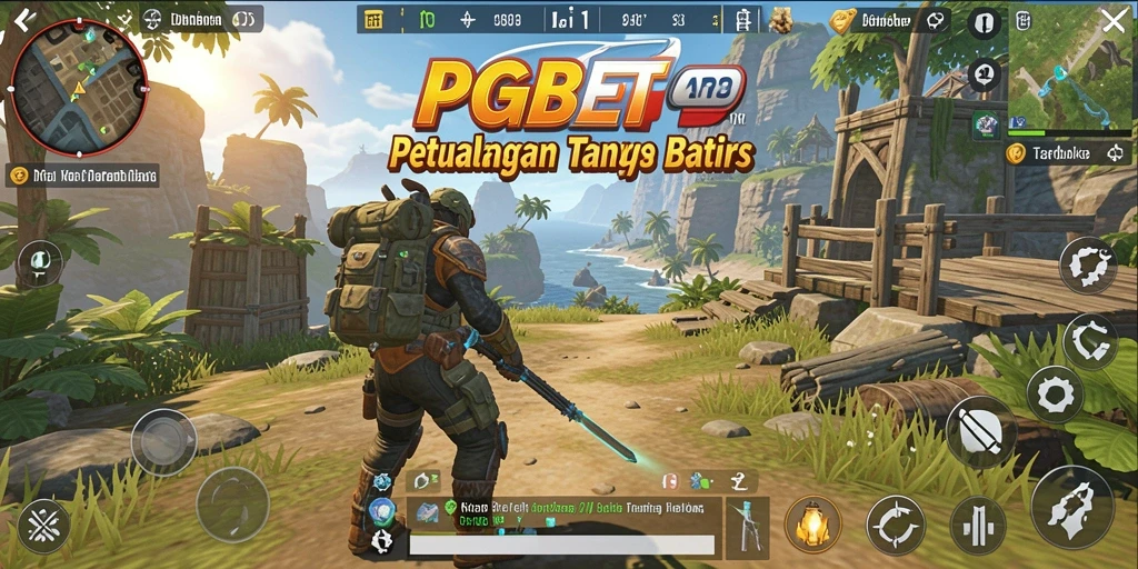 Tampilan gameplay PGBET dalam dunia Open World yang luas.