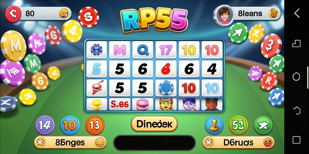 Tampilan gameplay seru dari RP55 yang menyenangkan dan interaktif.
