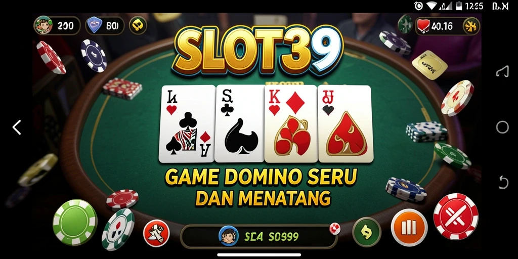 Gameplay menarik dalam permainan Domino SLOT39.