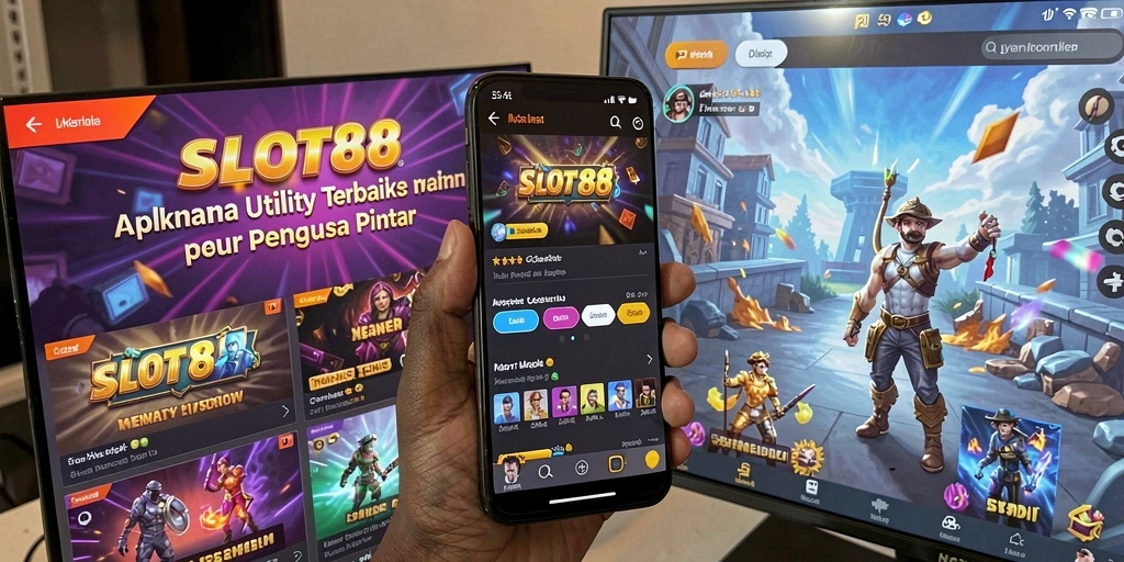 Tampilan utama dari SLOT88 dengan fitur utility yang canggih.