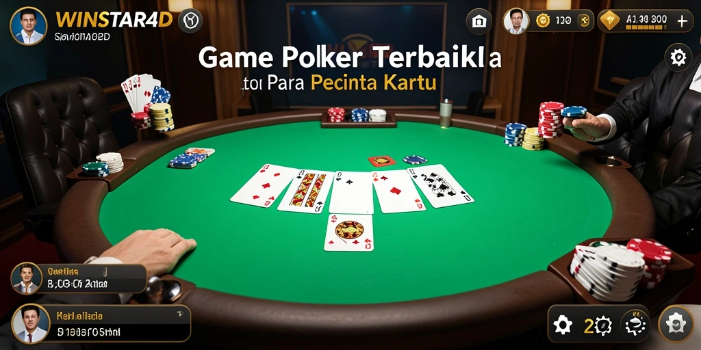 Gameplay Poker mendebarkan di WINSTAR4D, kesempatan menang besar!